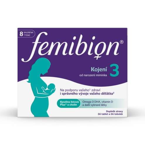 FEMIBION 3 Кормление, 56 тбл. + 56 капс.